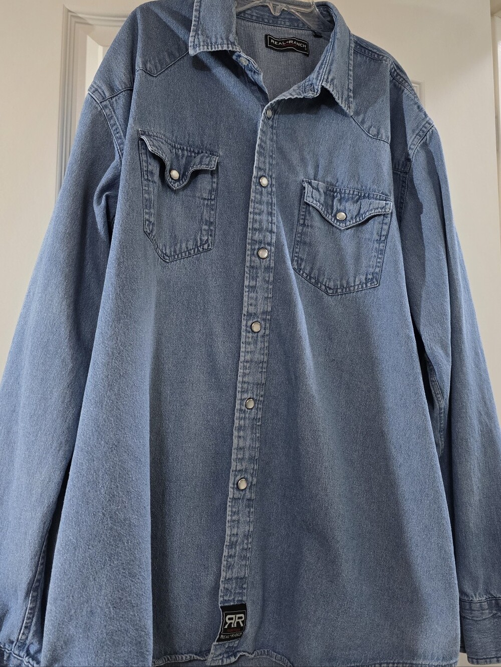 Men's Light Blue Denim Shirt-Jacket
